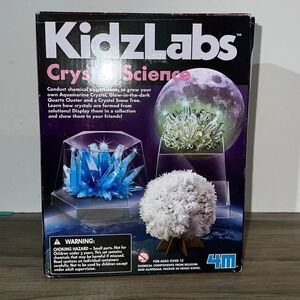 Kidz Labs Crystal Science/Grow Your Own Crystals-Brand new